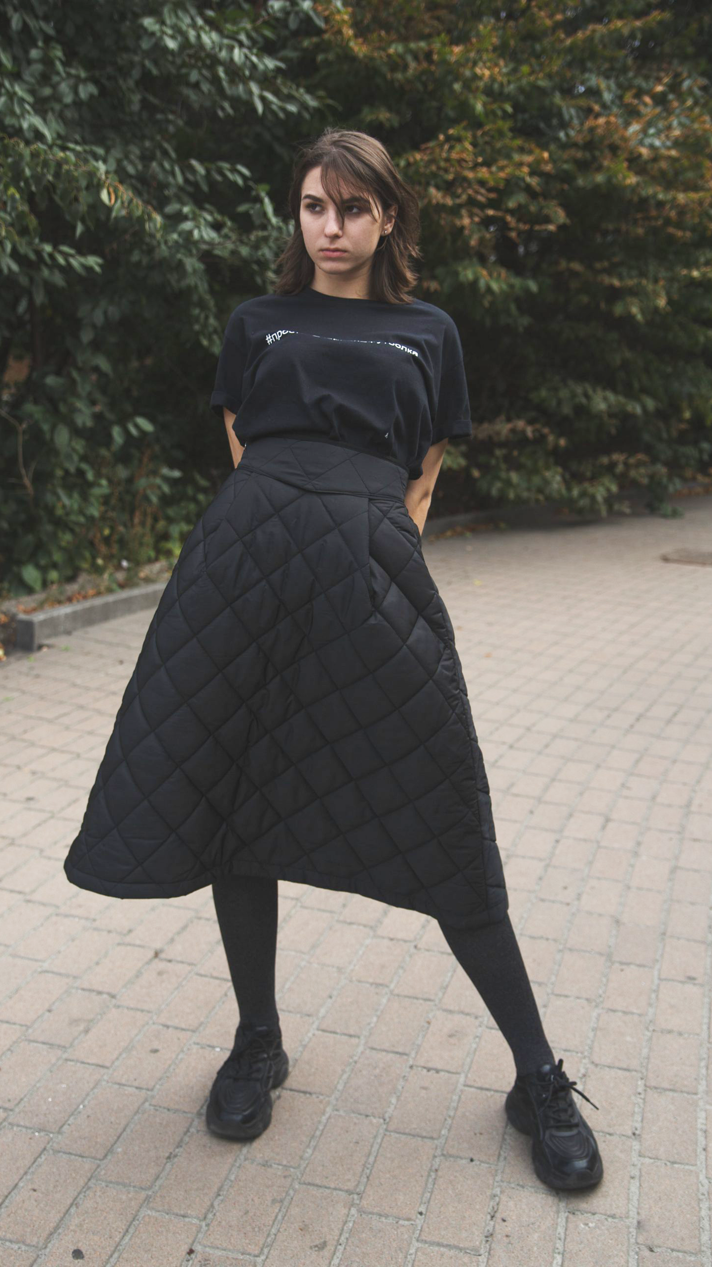 Quilted skirt
