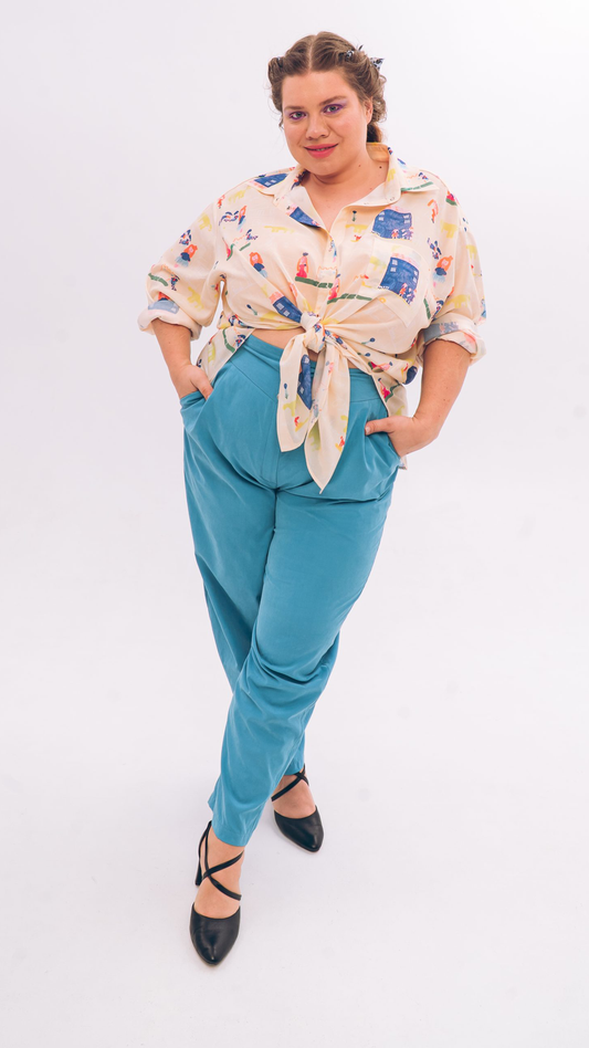 Slouchy trousers