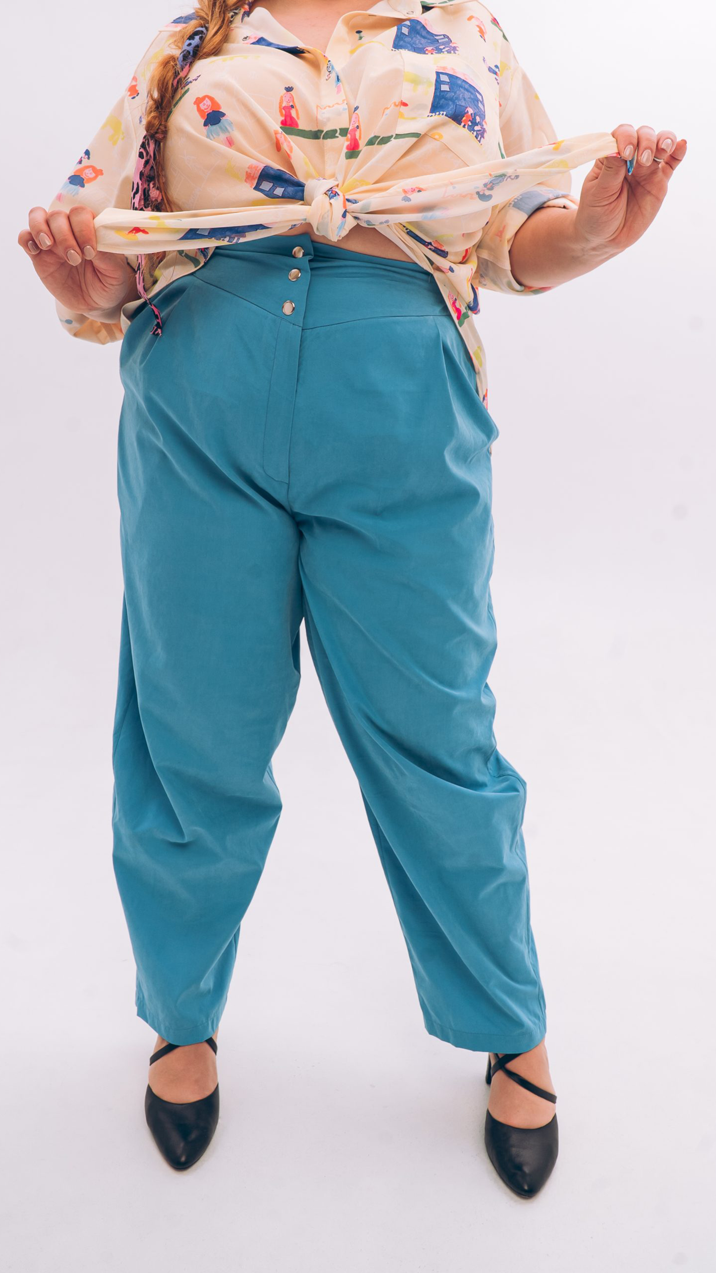 Slouchy trousers