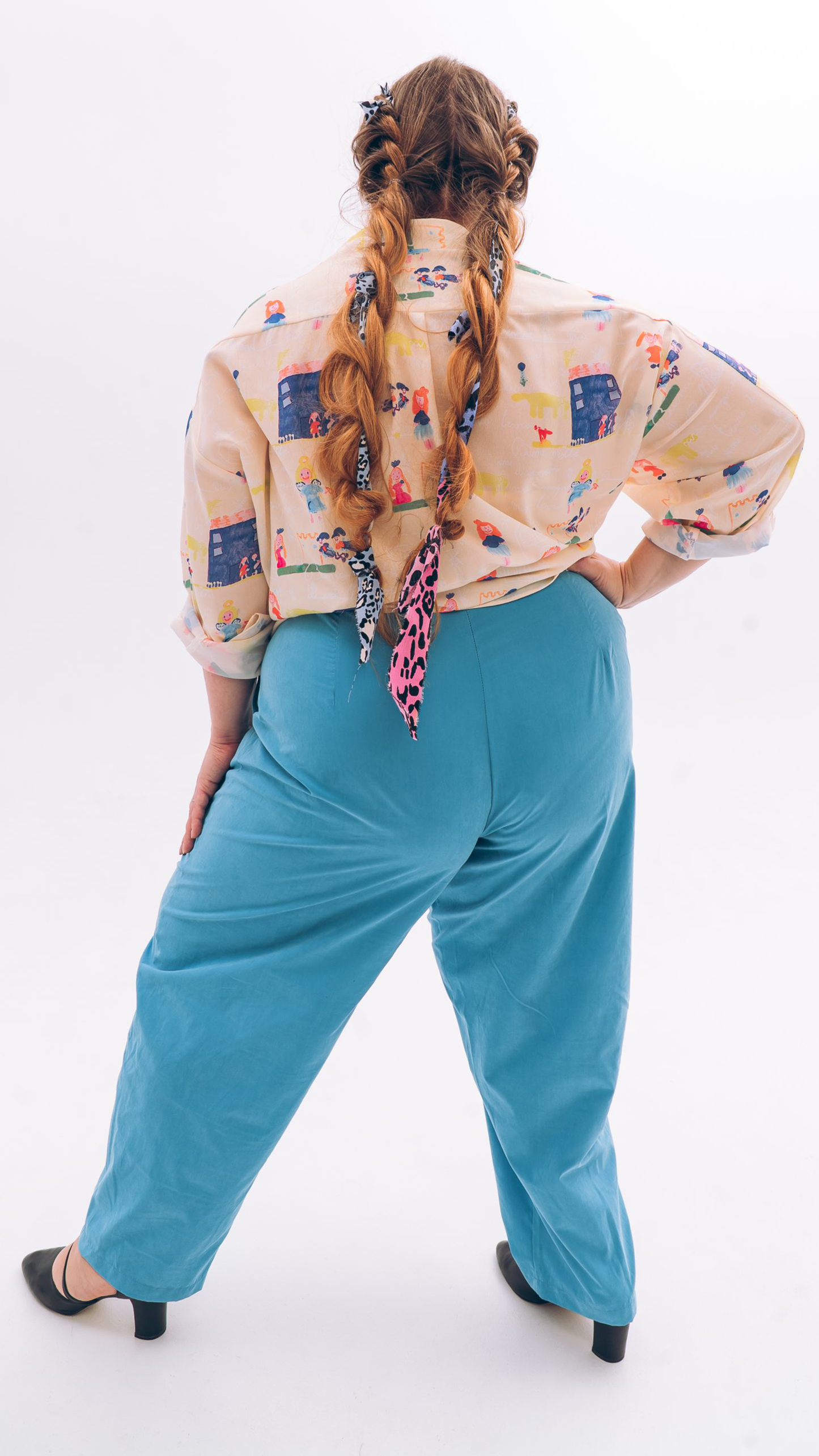 Slouchy trousers