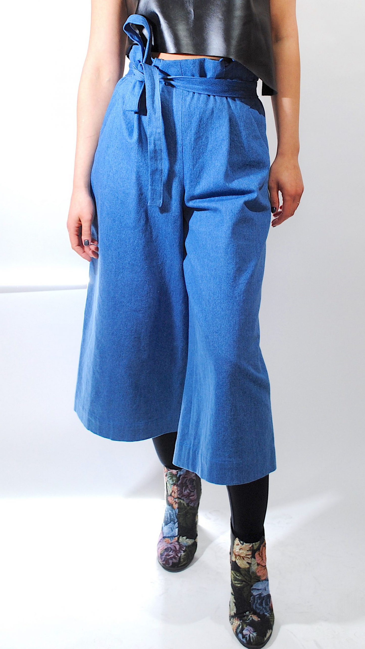 Denim culottes