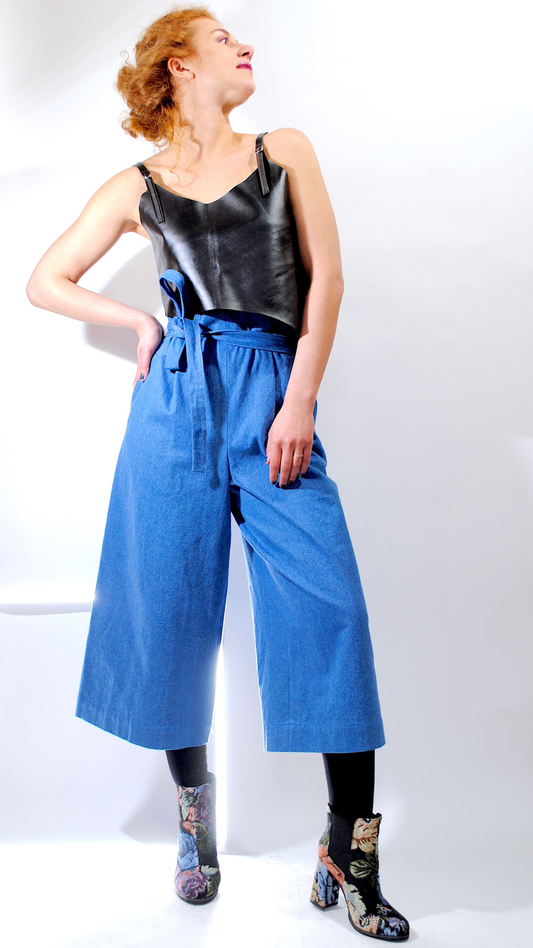 Denim culottes
