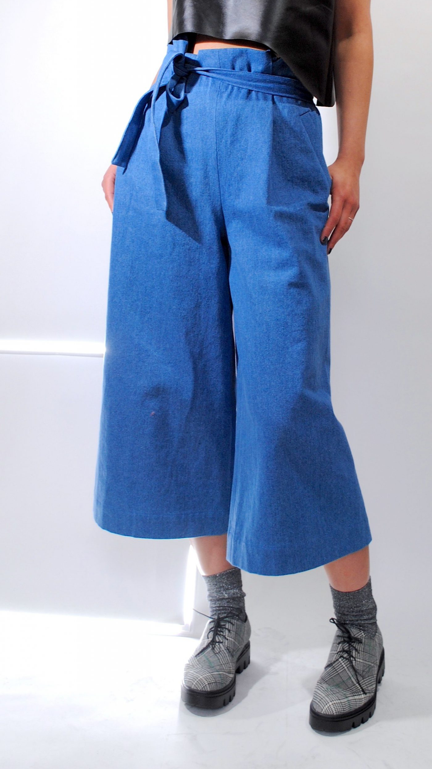 Denim culottes
