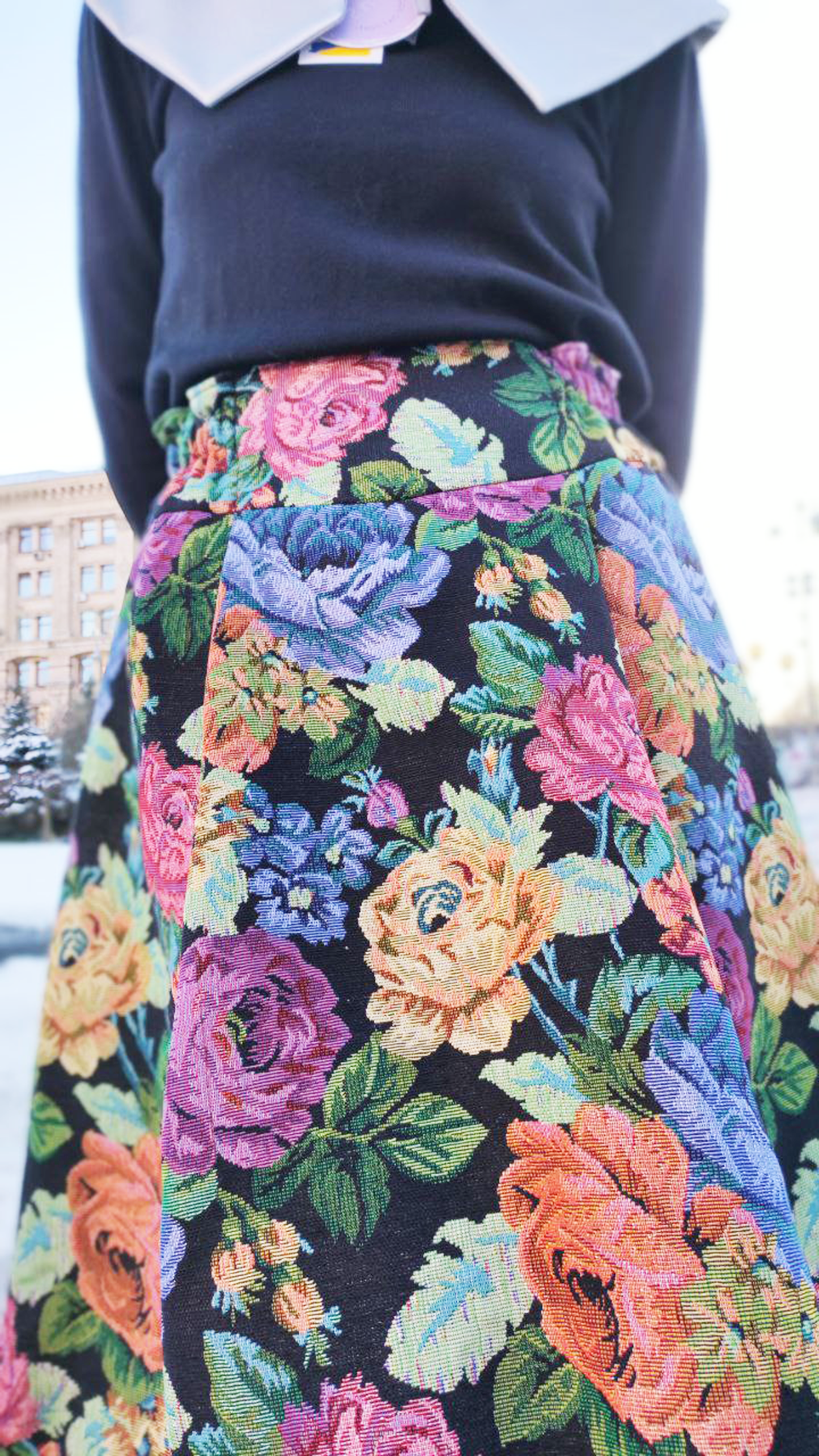 Gobelin Skirt Flowers