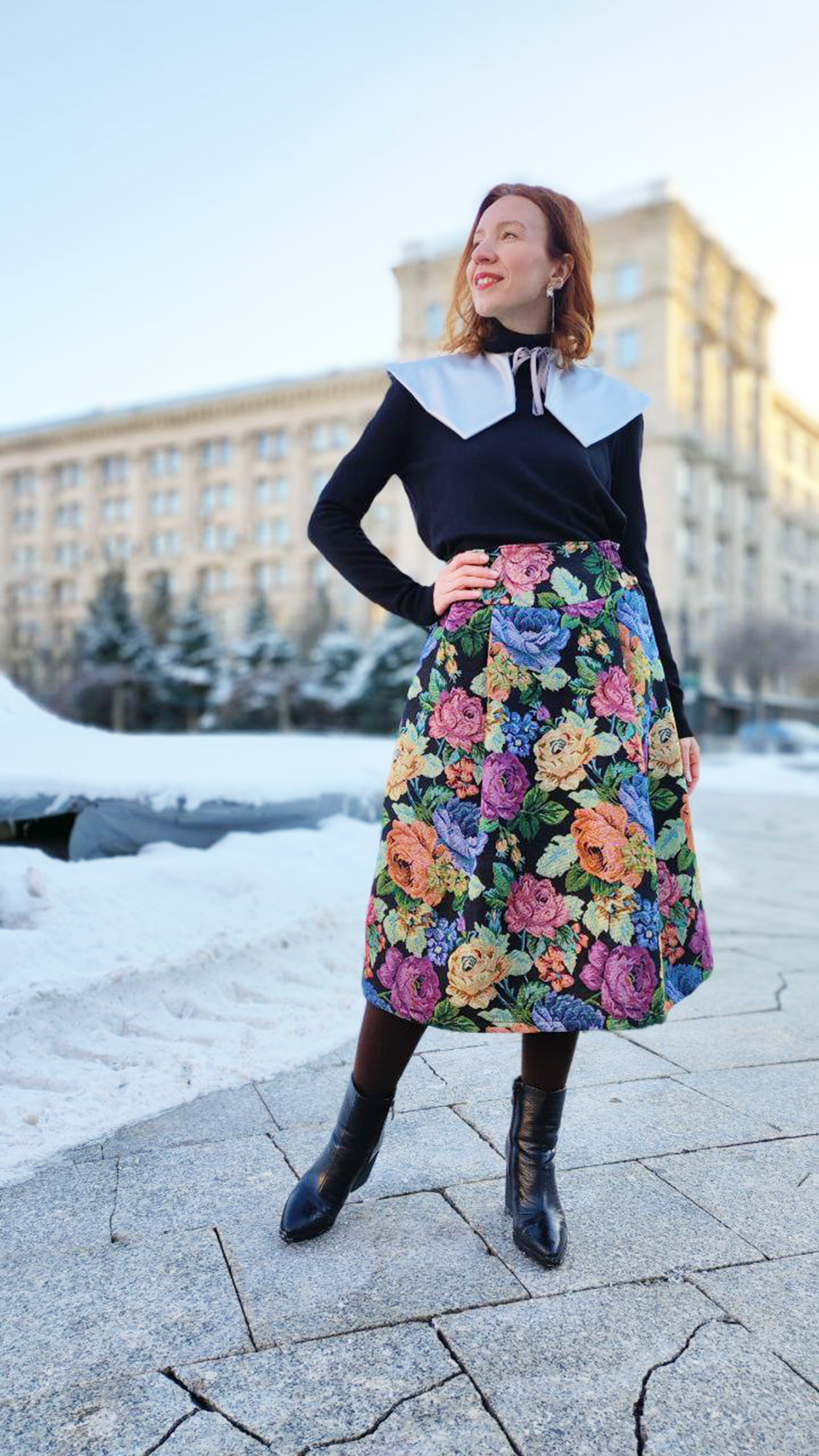 Gobelin Skirt Flowers