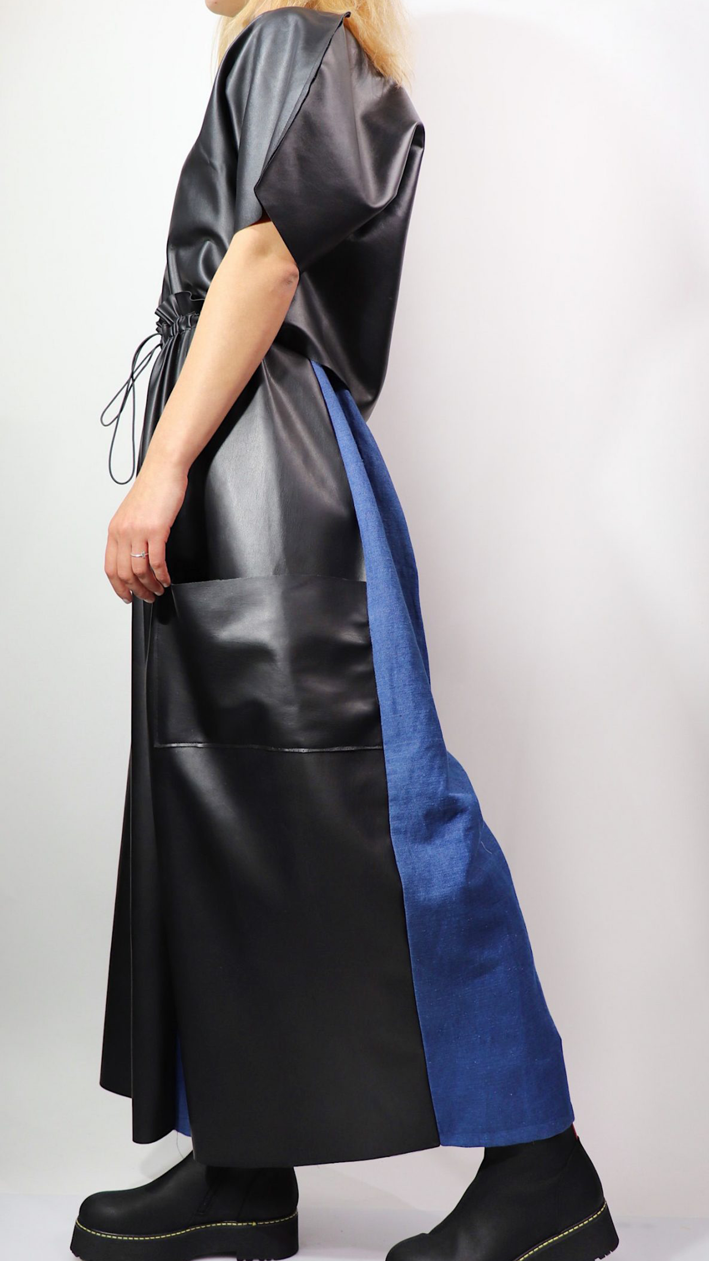 Contrast front / back palazzo pants