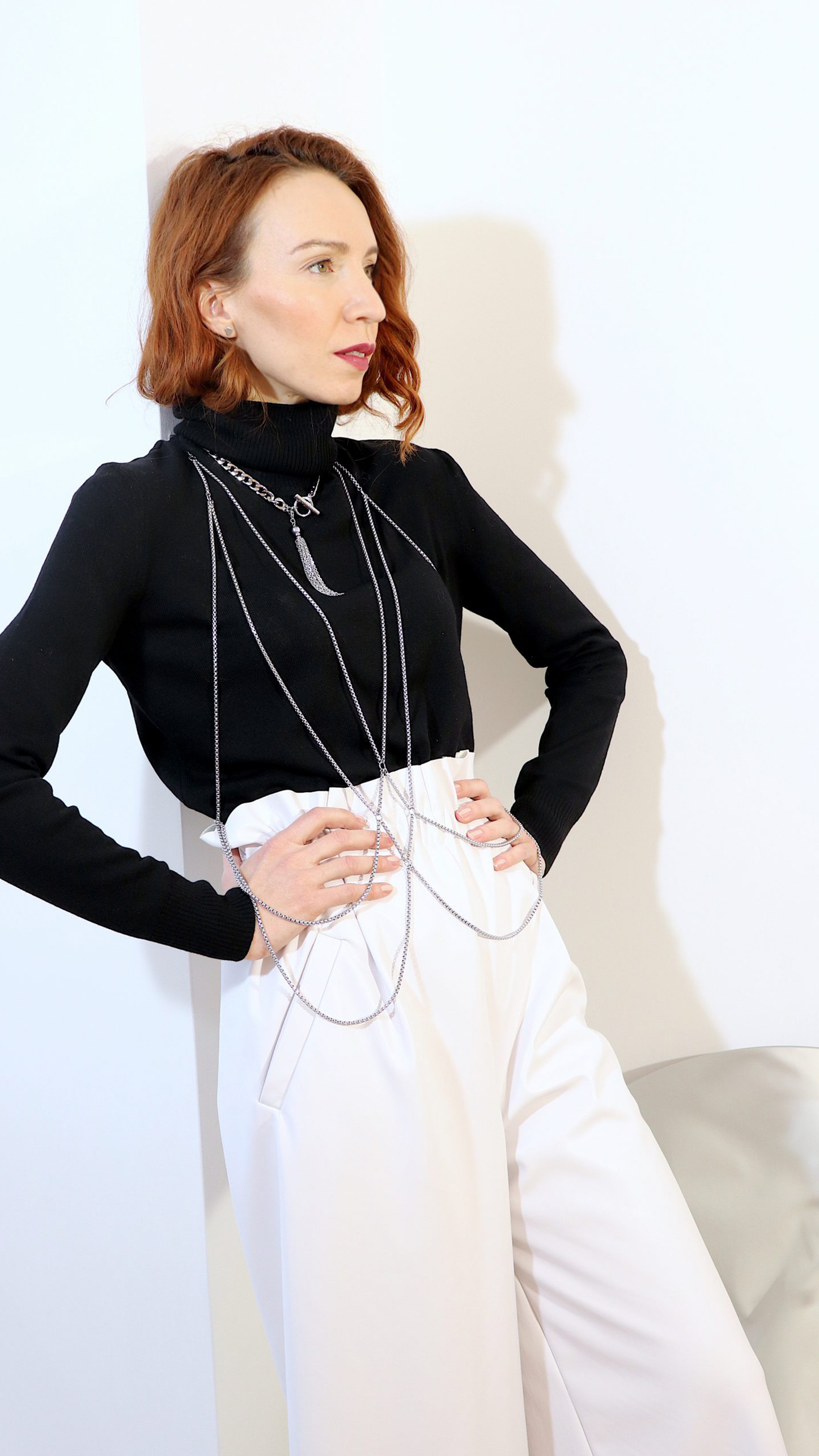 Vegan leather culottes