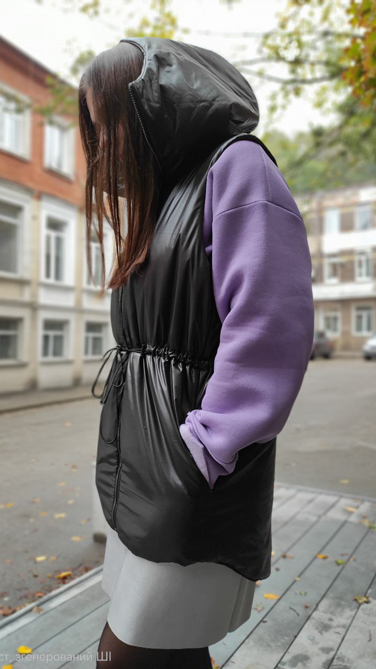Long Hooded Vest