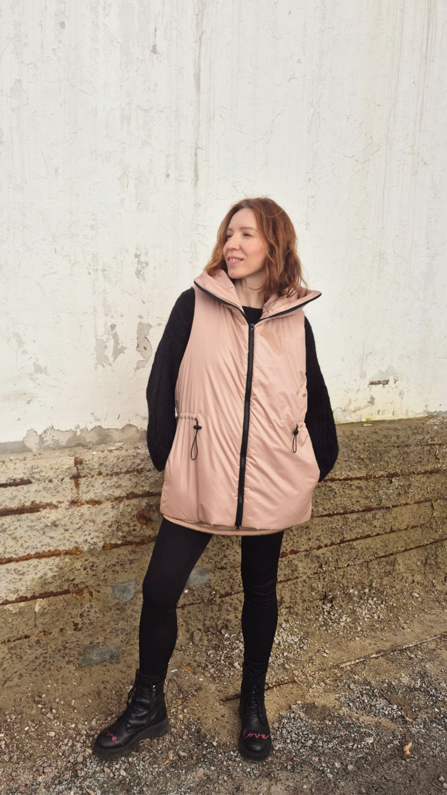 Long Hooded Vest
