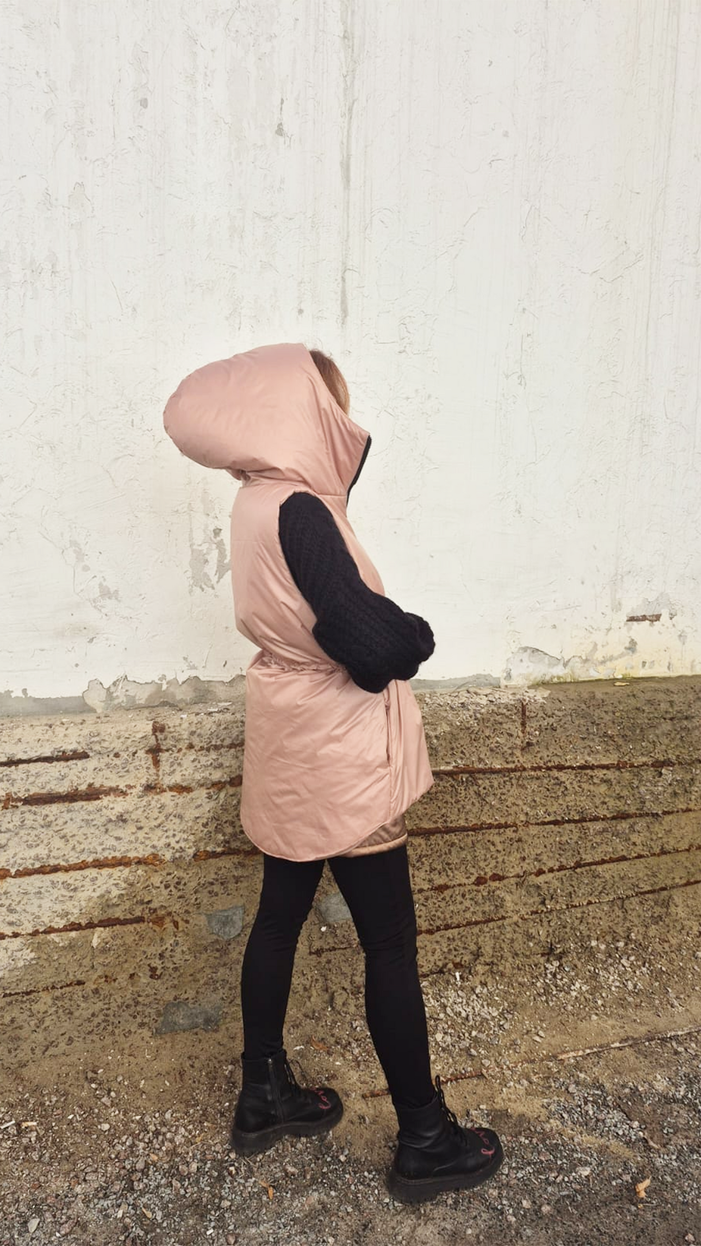 Long Hooded Vest