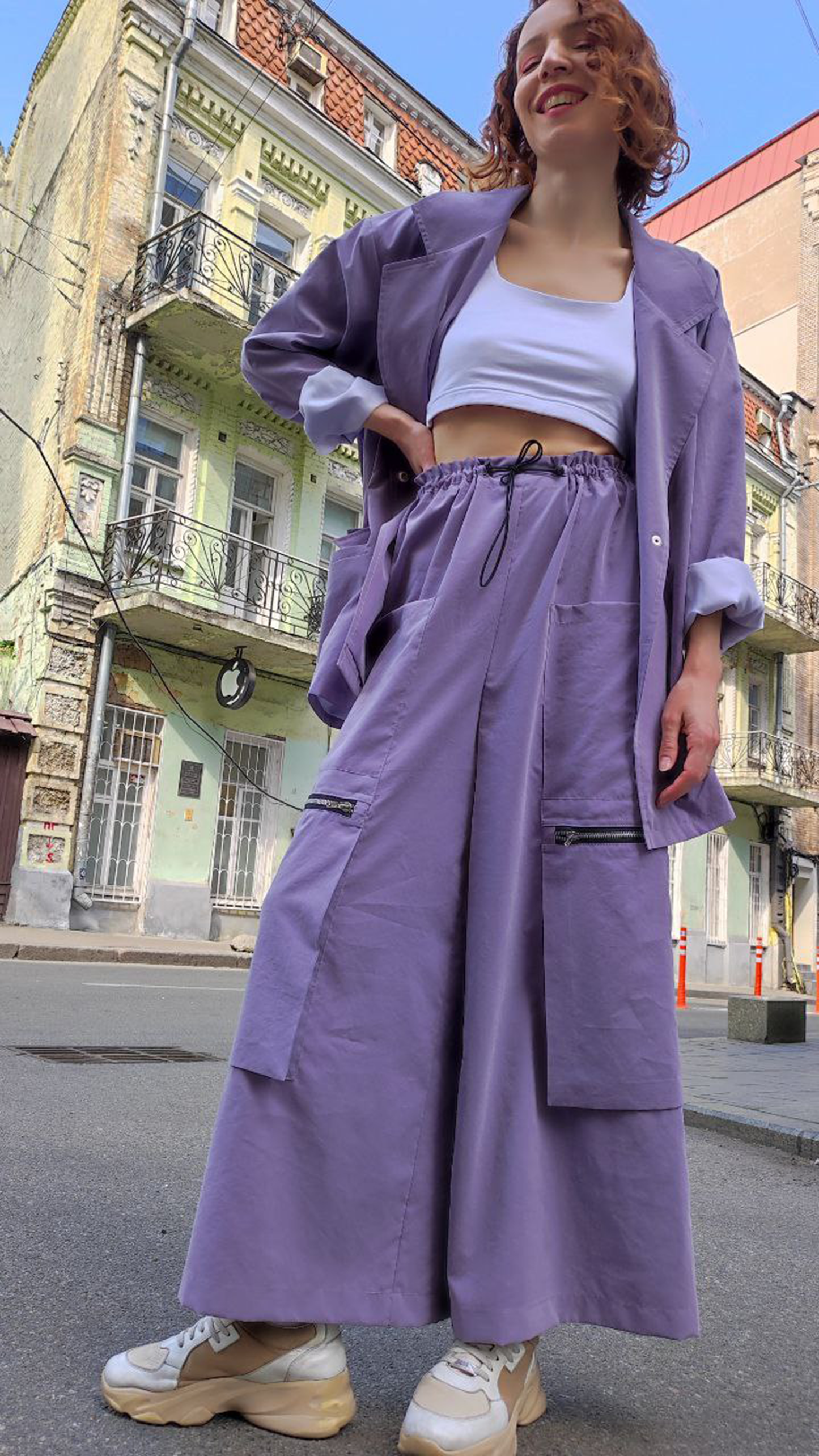 Wide trousers