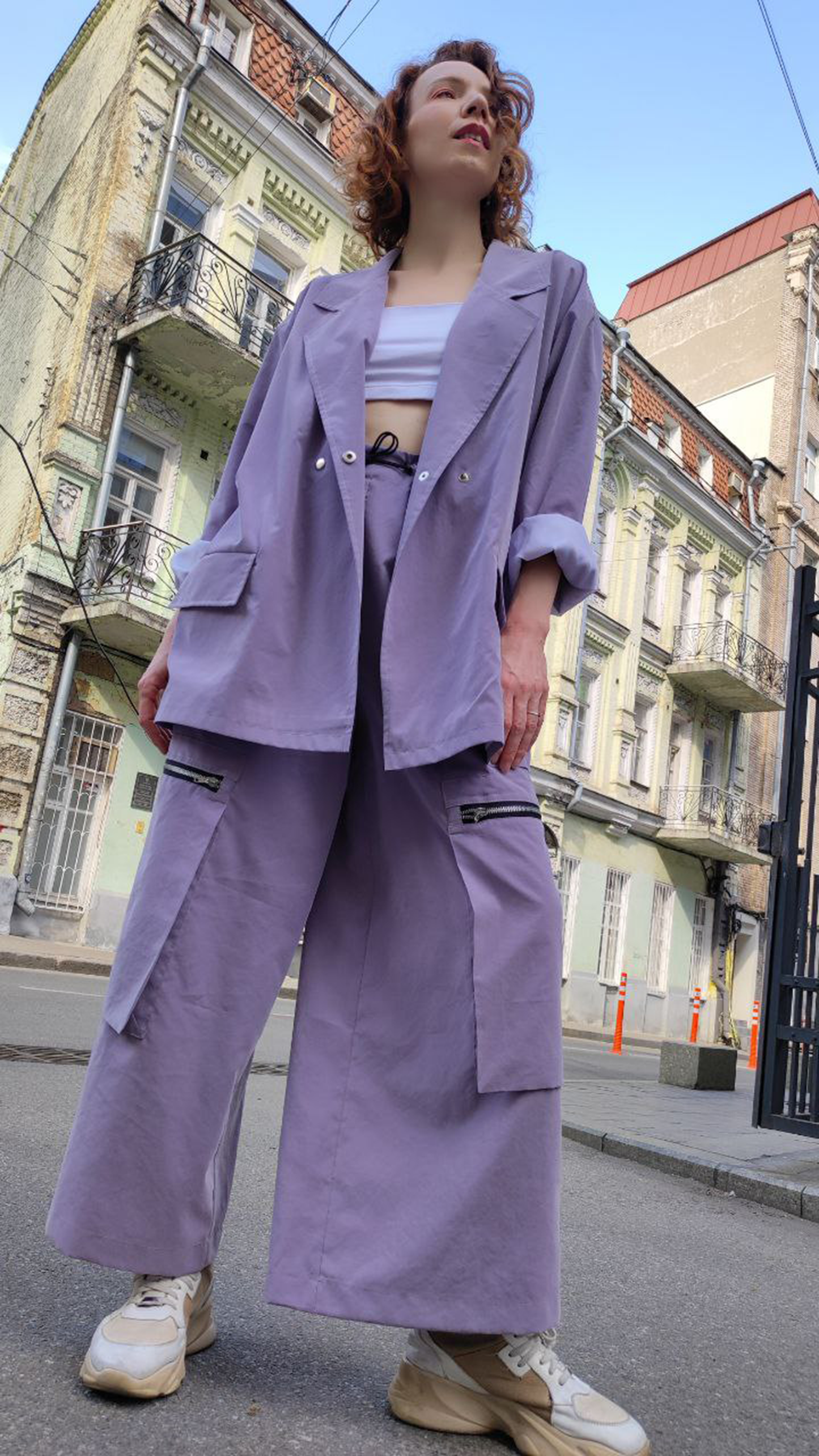 Wide trousers